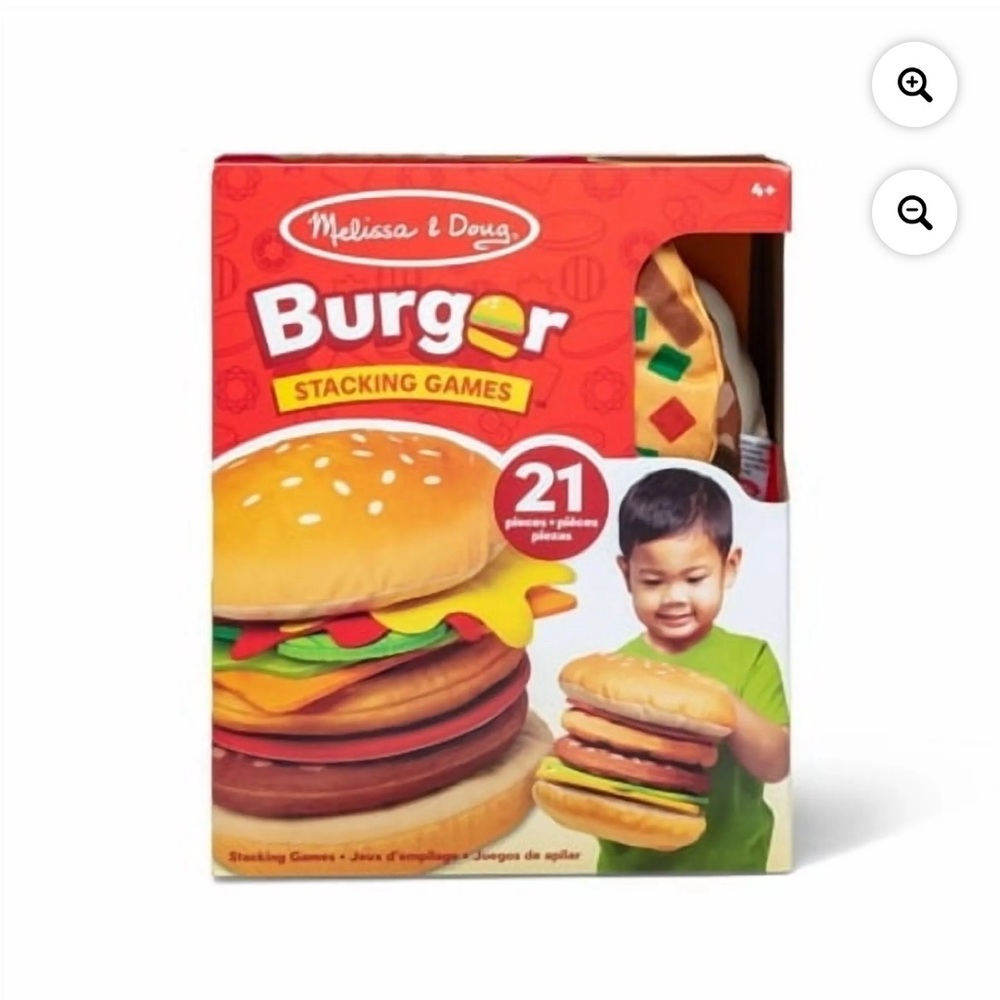 Melissa & Doug Burger Stacking Games